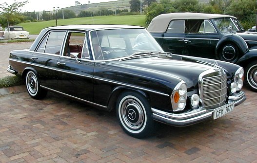 Great performance and looks at a reasonable price. 1969 Mercedes Benz 280SEL It's rather a boat in modern traffic, .